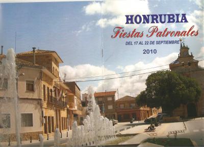 Programa de las fiestas Honrubia 2010