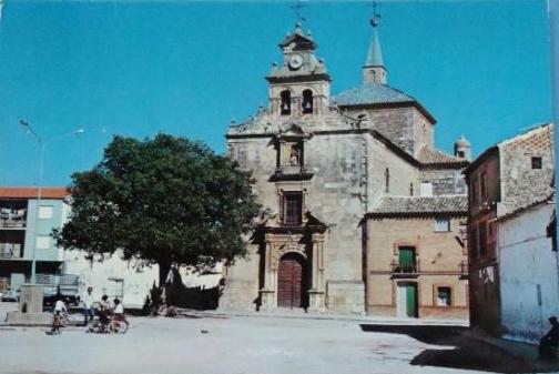 Foto de Honrubia de los años 70, la ermita de El Santo Rostro